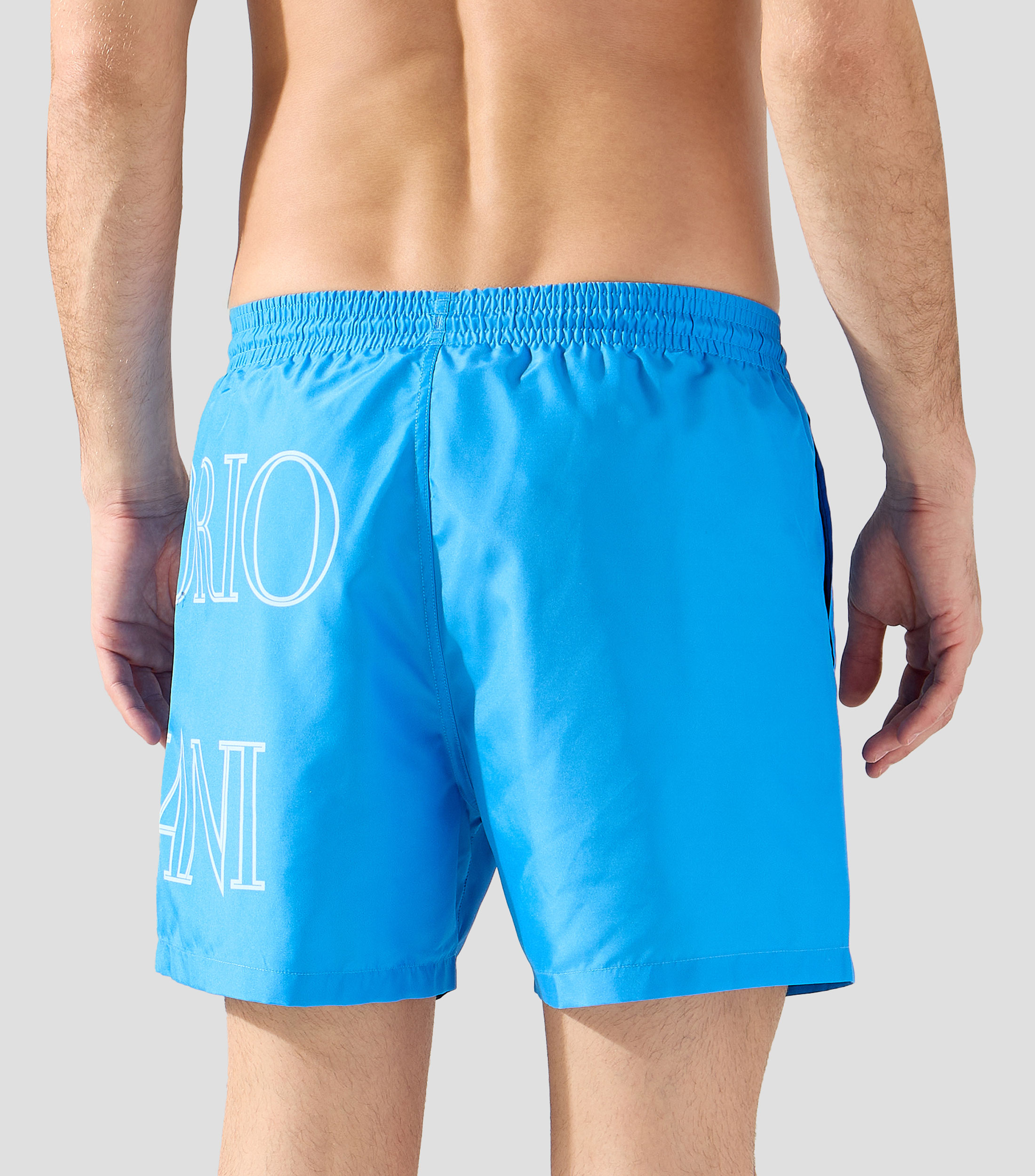 Traje de baño largo estampado Hombre